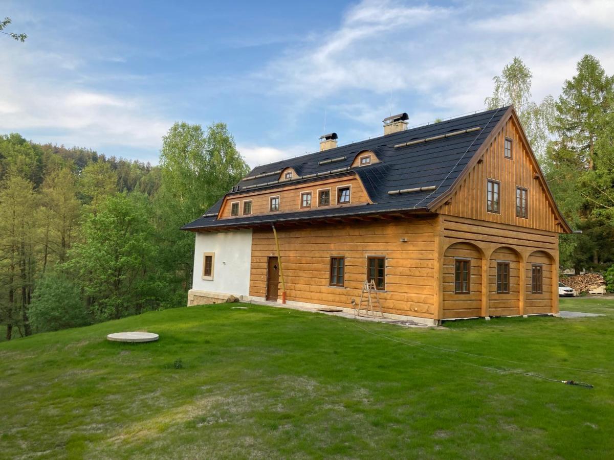 Villa Na Jeleni Stezce Chřibská Exterior foto