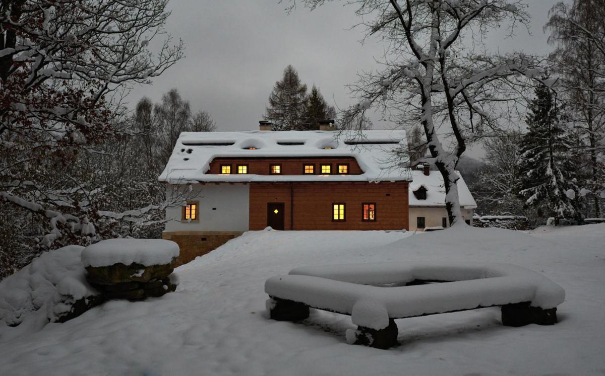 Villa Na Jeleni Stezce Chřibská Exterior foto