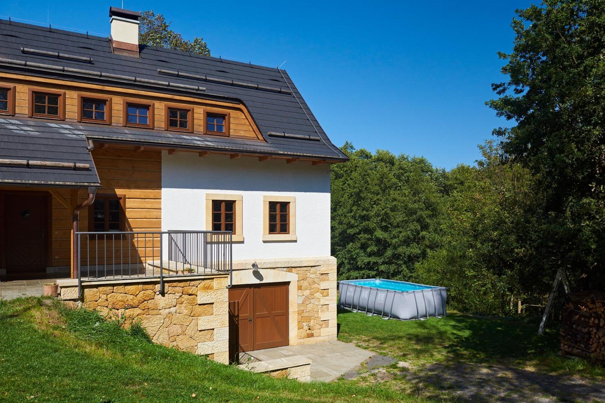 Villa Na Jeleni Stezce Chřibská Exterior foto